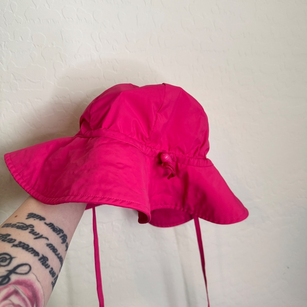 Quince Kids Pink Recycled Polyester Sun Hat Wide Brim Toddler 3T Summer Beach